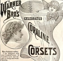 Warner Brothers Coraline Corsets 1885 Advertisement Victorian Fashion DWKK9 - $27.41 CAD