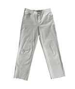 Social Standard by Sanctuary High Rise Cropped Straight White Jeans Size 6 - $14.97