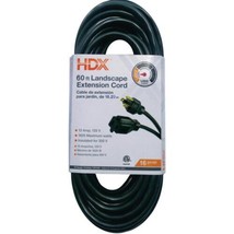 HDX 60 Ft. 16/3 Extension Cord, Green - £14.93 GBP