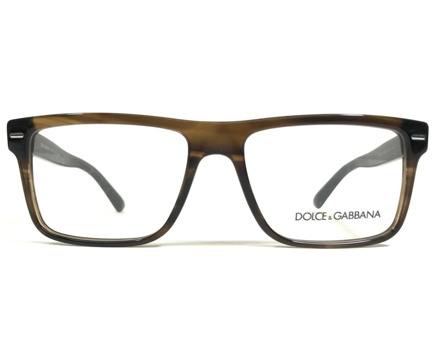 Dolce & Gabbana Eyeglasses Frames DG3227 2925 Brown Horn Square 54-16-145 - $121.33