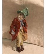 Antique PORCELAIN FIGURINE #70178 GERMANY Gentleman, Man With Green Hat - £12.49 GBP