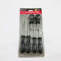 Pittsburgh Screwdriver Set 6 Pieces Red Label Non Slip Grips - $14.14