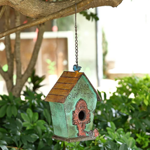 Bird Houses for outside Hanging Metal Birdhouses for Outdoor - £38.76 GBP