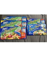 NEW 5 Packs Ziploc Zip &#39;N Steam 2 Med +  3 Lg Cooking Bag Microwave Disc... - $98.99