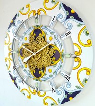 Italy line Wall clock 36 inch round ATRANI - $179.99