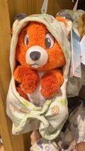Disney Parks Baby Tod the Fox in a Hoodie Pouch Blanket Plush Doll New