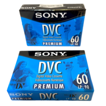 Sony DVC Digital Video Cassette Tapes Premium 60 Minutes New Lot 2 - £13.04 GBP