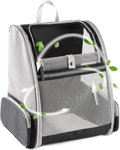 Innovative Traveler Bubble Backpack Pet Carriers for Cats and Dogs (Black) - £34.82 GBP