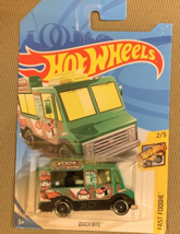 Hot Wheels Asian Fast Foodie 1:64 Quick Bite Green Chinese Food Truck Diecast - £6.67 GBP