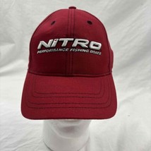Nitro High Performance Fishing Boats Baseball Cap Red Embroidered One Size - £12.63 GBP