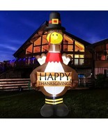 LARGE 12 Feet Tall Turkey Thanksgiving Inflatable Decor GIANT Lights Up ... - $3,154.93 MXN