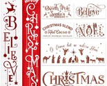 Christmas Stencils For Painting On Wood Holiday Christmas Stencil Large ... - $22.79