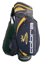 Cobra Golf Staff Bag Great Condition 6-Way Single Strap Rain Cover Zippers Work - £147.67 GBP
