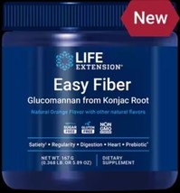 MAKE OFFER! 2 Pack Life Extension Easy Fiber prebiotic KONJAC SUGAR FREE - $45.00