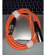 SAXLX-6 - ￼ Orange 6 Foot XLR Patch Cable PA DJ Audio Cord - £3.77 GBP