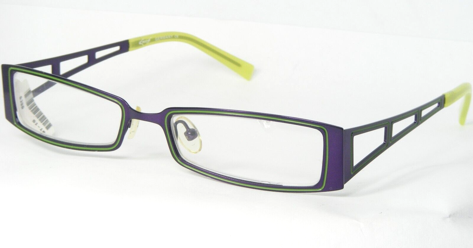 KAOS 148 3 Viola Reale / Verde Occhiali 51-18-140mm Germania (NOTE) - $64.41
