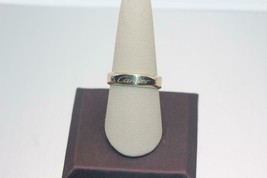 Fine 14K Yellow Gold Square Design Band Ring Size 9.75 (4.6 grams) - £242.90 GBP