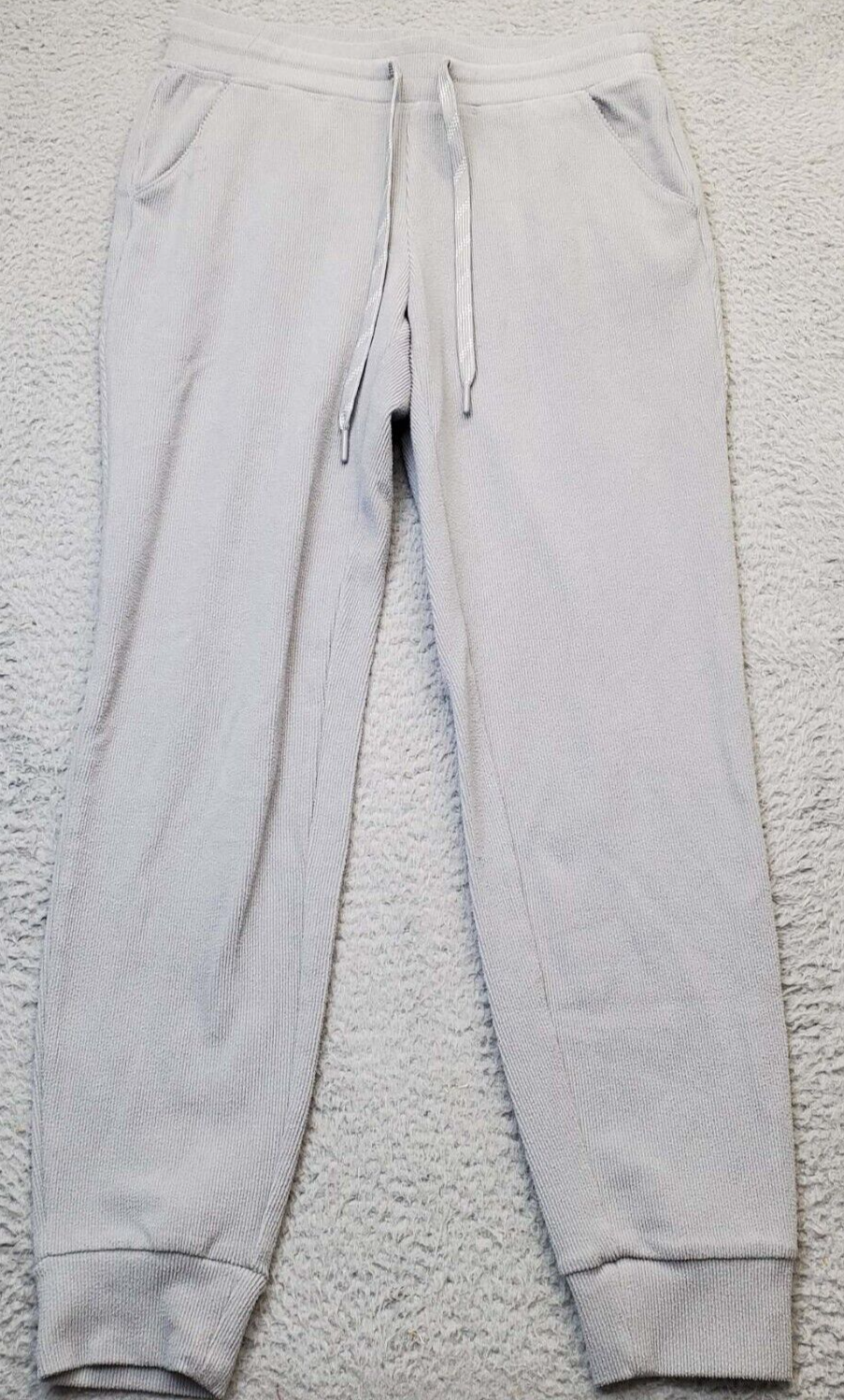 Marc New York Sweatpants Womens Small Gray Athletic Fit Polyester Drawst... - $13.99