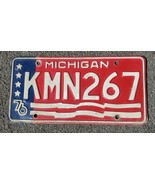 MICHIGAN SPIRIT OF 76 LICENSE PLATE 1976 KMN267 USA - $186.86 MXN
