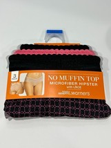 Blissful Benefits By Warner&#39;s Microfiber Hipster with Lace 3-Pack XXXL (10) NEW - £7.05 GBP