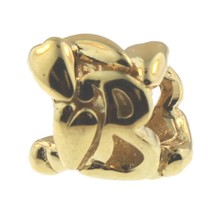 Authentic Trollbeads 18K Gold 21144B Letter Bead B, Gold - £334.79 GBP