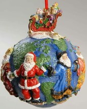 Christopher Radko Santas Around the World Christmas Ornament with Box 5in. - £17.16 GBP
