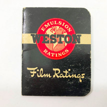 Weston Emulsion Ratings Film Ratings Small Booklet - $19.77