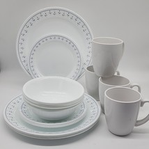 ♻️ Corelle Normandy 16-Pc Dinnerware Set  White Bowls And Mugs - $2,981.47 MXN