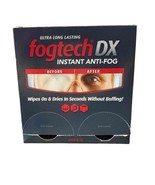 NEW Lot of 100 Fogtech DX Instant Anti-Fog Wipes Eyeglass, Sunglasses, G... - $1,130.57 MXN