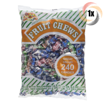 1x Bag Alberts Fruit Flavored Chews Assorted Flavors | 240 Candies Per Bag - £13.46 GBP