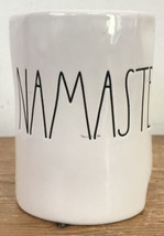 Rae Dunn Artisan Collection Namaste Ceramic Tea Light Candle Holder 4.25“ - £15.68 GBP