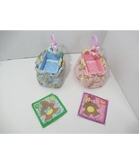 Fisher Price loving family dollhouse pink blue baby cribs mobiles bear b... - £15.47 GBP