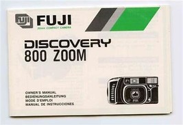 Fuji Discovery 800 Zoom Camera Instruction Manual Guide  - $11.88