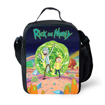 WM Rick And Morty Lunch Box Lunch Bag Kid Adult Classic Bag Hole - £16.02 GBP