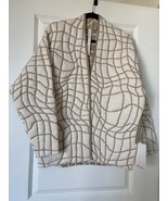 Lululemon Women’s 6 Insulated Jacquard Merino Wool Cardigan Jacket White... - $1,793.77 MXN