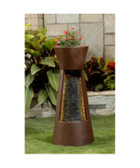 Jeco Cascade Fountain with Flower Pot At Top - $403.83 CAD