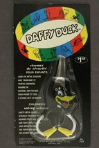 Vintage LOONEY TUNES Daffy Duck Cartoon Symak Canada Character Safety Sc... - £14.02 GBP