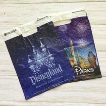 Disneyland Disney Parks Plastic Bag & Diamond Celebration Plastic Bag LOT OF 2 - $9.75