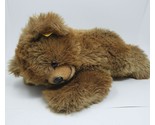 18&quot; STEIFF 0341/40 SUPER MOLLY LAYING TEDDY BEAR CUB STUFFED ANIMAL PLUS... - $84.55