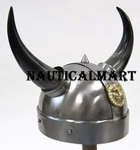 NauticalMart Armor Helmet Viking Horn Halloween Costume - £78.32 GBP