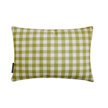 Grid Loom Verde - Green Cotton Holiday Lumbar Pillow Cover - $468.10 MXN+
