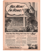 1940&#39;s Hey mom im home American trucking Washington dc  print ad fc2 - £13.65 GBP