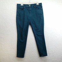 Gap 1969 Womens True Skinny Jeans Size 31 S Dark Teal Mid Rise Stretch D... - £19.46 GBP