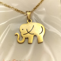 Elephant Stainless Steel Pendant Necklace New in package - $8.95