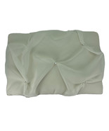 Cathys Concepts White Chiffon Wedding Guest Book Swarovski Crystal Accents - $64.77 CAD