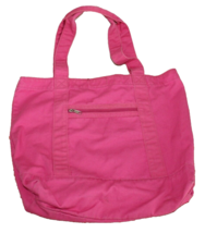 Pink Canvas Tote Bag 14.5 in Tall X 19 in Wide - $9.49