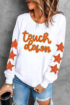 Letter &amp; Star Round Neck Long Sleeve Sweatshirt - £33.10 GBP