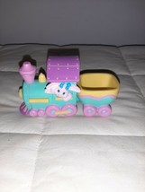 1993 Binney &amp; Smith hard plastic colorful Easter train w rabbit bunny eg... - $12.00