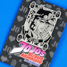 JoJo&#39;s Bizarre Adventure Jotaro Kujo Silver Emblem Pin Badge Anime Figure - £19.53 GBP