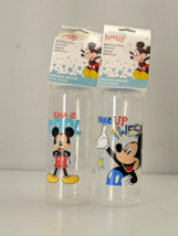 Pack of 2 Disney Mickey Mouse Baby Infant Bottles 9oz Medium Flow Silico... - $9.60